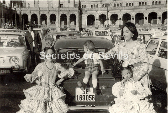 139.-Plaza-de-Espana-ano-1973.-