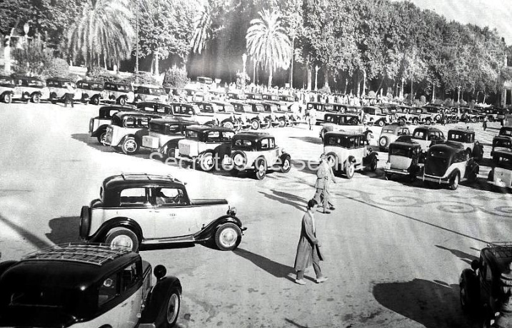 u.-Plaza-de-Espana-ano-1954.-