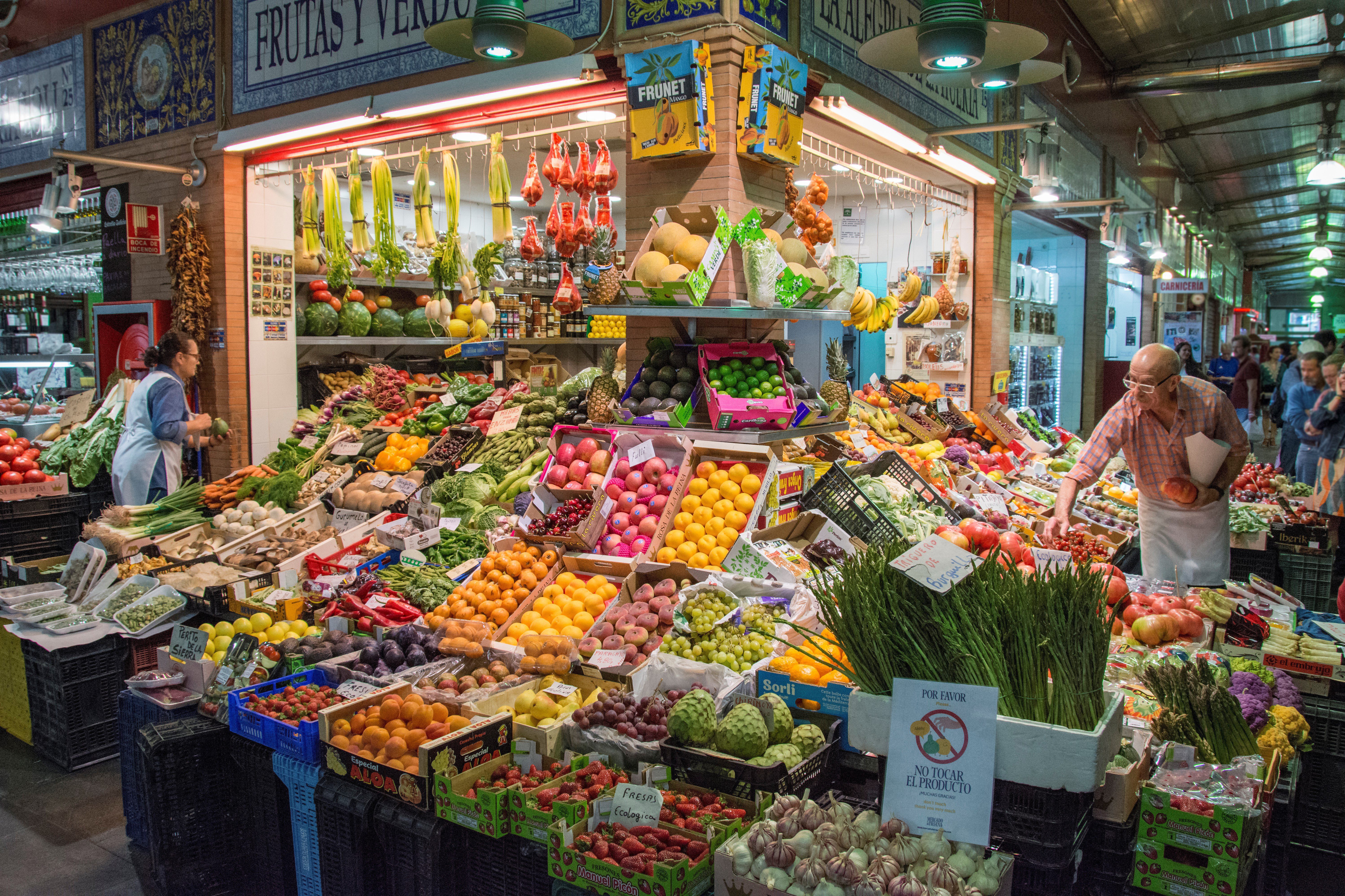 Triana Market beside the Isabel II Bridge