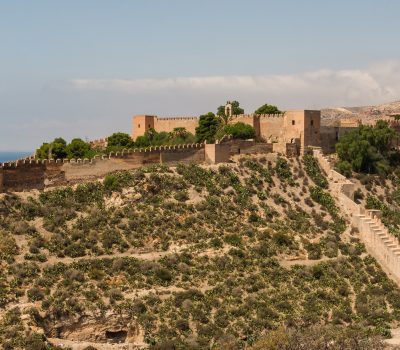 Alcazaba de Almería vista desde el cerro de San Cristóbal