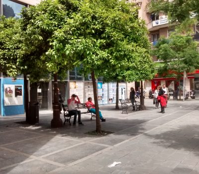 Plaza de Villasís en el centro histórico de Sevilla