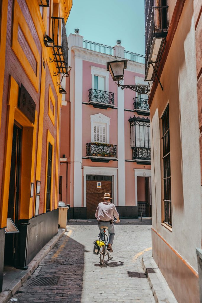 Recorrido en bicicleta por las calles de Sevilla